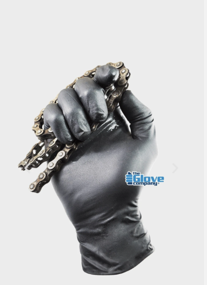 TGC NITRILE GLOVES BLACK / PACK-100 GLOVES