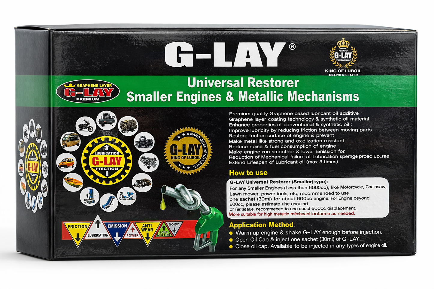 G-Lay Universal Restorer Smaller Engines & Metalic Mechanism